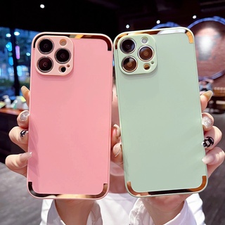 เคสโทรศัพท์มือถือ เนื้อแมตต์ กันกระแทก กันรอยนิ้วมือ หรูหรา สําหรับ iPhone 14 13 Pro Max