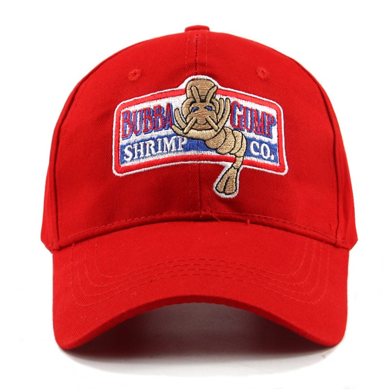 1994 BUBBA Gump SHRIMP เบสบอลหมวกผู้ชายผู้หญิงกีฬาฤดูร้อนปัก Casual หมวก Forrest Gump หมวก