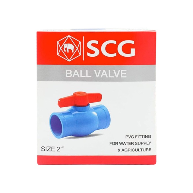 บอลวาล์ว 1 1/2 นิ้ว / 2นิ้ว ตราช้างSCG
