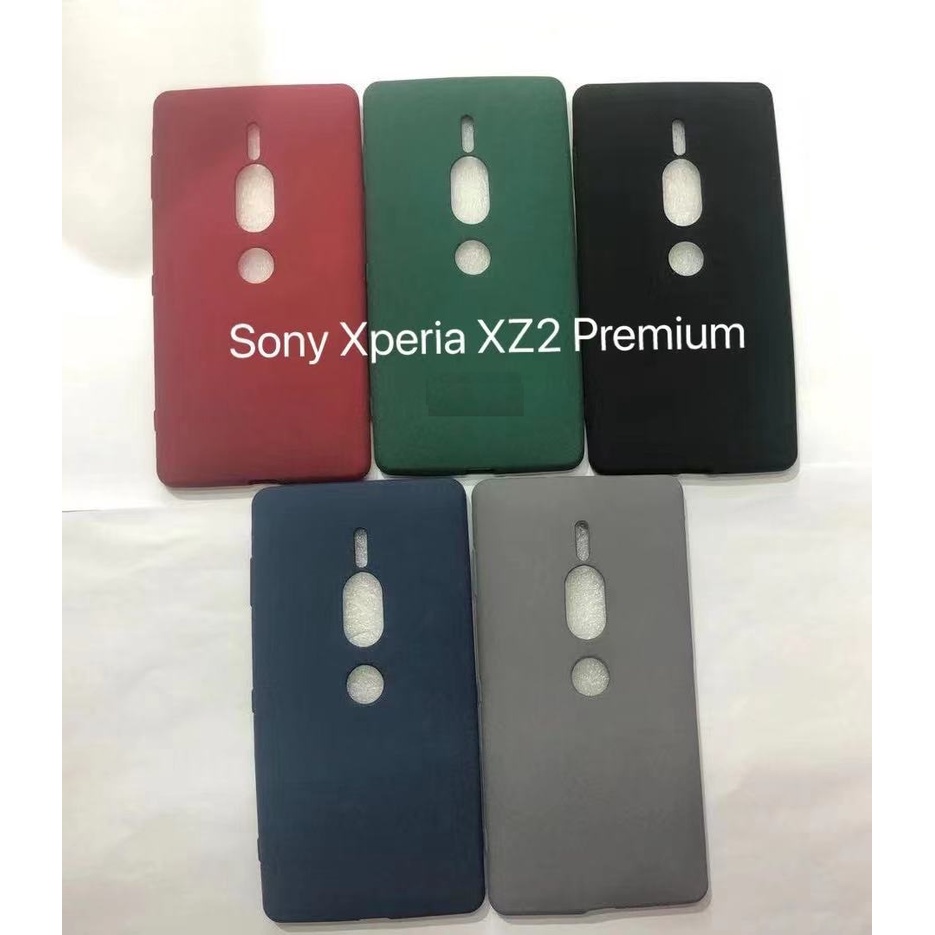เคสโทรศัพท์ซิลิโคน TPU แบบนิ่ม ผิวด้าน บางพิเศษ สําหรับ Sony Xperia XZ2 XZ Premium XZ XZS XZ1 Compact XZ3
