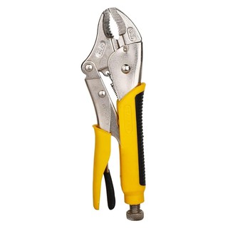 คีมล็อค ปากโค้ง STANLEY 10" CURVED-JAW LOCKING PLIER STANLEY 84-369-1 10"