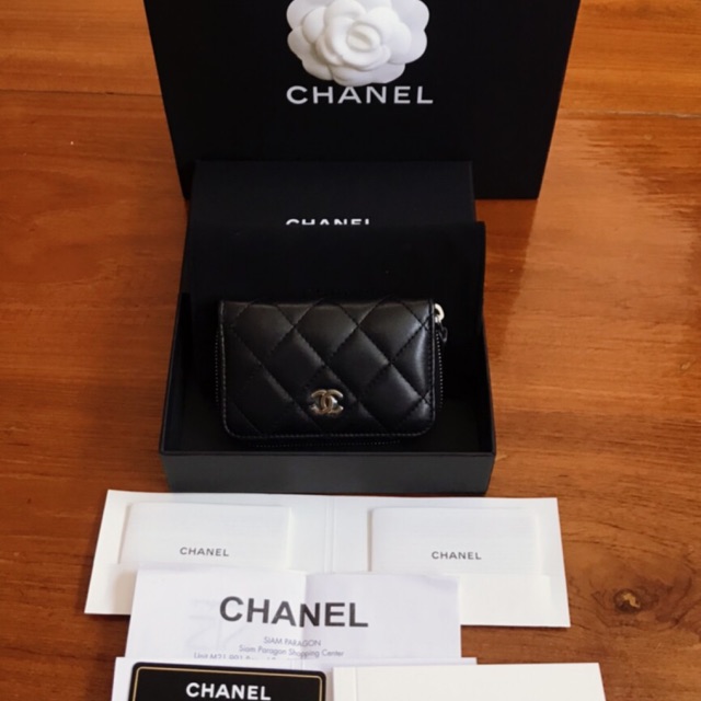 New Chanel card holder holo29 silver hardware June 2020 แท้