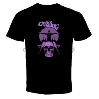 T-shirt  เสื้อยืด ผ้าฝ้าย พิมพ์ลาย Church Of Misery 0 สไตล์ญี่ปุ่น แฟชั่นสําหรับผู้ชายS-5XL