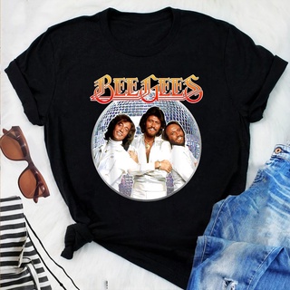 tshirtเสื้อยืดคอกลมฤดูร้อนใหม่! เสื้อยืด พิมพ์ลาย Bee Gees Li259 สําหรับผู้ชาย และผู้หญิงSto4XL