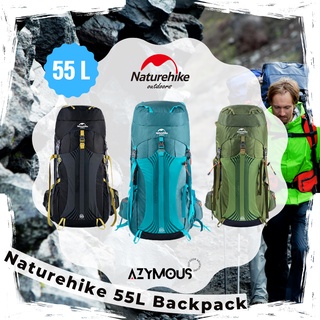 กระเป๋าเดินป่า Naturehike 55L+5 Trekking Backpack กระเป๋าเป้เดินทาง กระเป๋า Bacpack น้ำหนักเบากันน้ำ