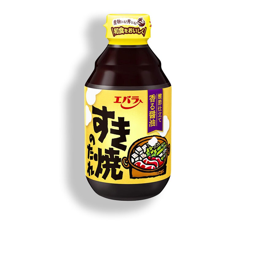 Ebara sukiyaki sauce 300ml  mild or no tare ซอสน้ำจิ้มสุกี้ยากี้ มี 2 รส หวาน เหลือง และ กลมกล่อม ส้