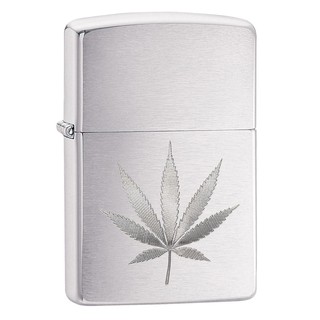 Zippo ไฟแช็กรุ่น 29587 Marijuana Leaf BC ของแท้ รับประกันตลอดชีวิต นำเข้าและจำหน่ายโดยตัวแทนจำหน่าย