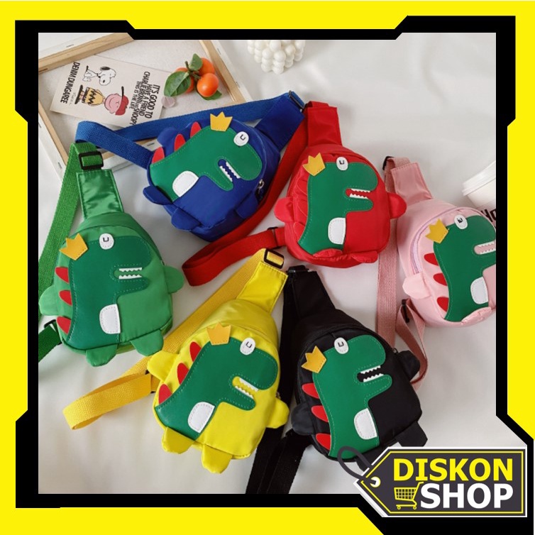 Shop – T5151 Dinosaur Mini Sling Bag / Dinosaur Kids Bag / Dinosaur Boys & Girls Sling Bag