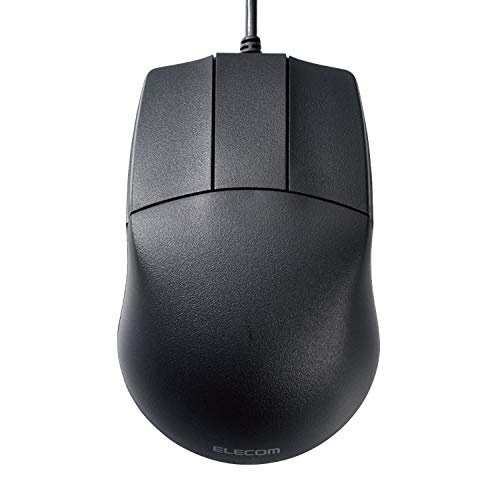 [🗻ส่งตรงจากญี่ปุ่น✈]Elecom Mouse แบบมีสาย M ขนาด 3 ปุ่มสำหรับ CAD แบบไม่ใช้ล้อ สมมาตร นับ 600/1200 ป
