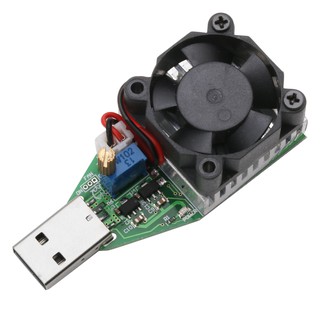 DC 3.7~13V USB 15W Adjustable Constant Current Electronic Load Discharger