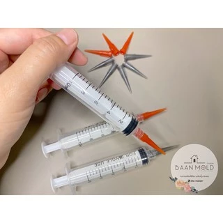 (พร้อมส่ง) ไซริงค์พลาสติกพร้อมหัวฉีด สำหรับเก็บงานเชื่อมวุ้นดอกไม้ แต่งวุ้น ตัวช่วยหยอดแม่พิมพ์วุ้น ไซริ้งเชื่อมวุ้นใส