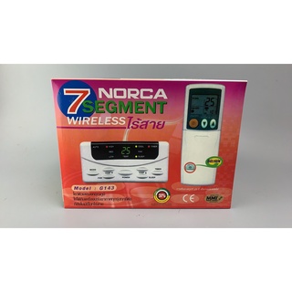 NORCA รุ่น G143 ( 7 SEGMENT ) ชุดรูมเทอร์โม แท้100% Room Thermostat รีโมทมีสาย รีโมทไร้สาย ยี่ห้อนอร์ก้า