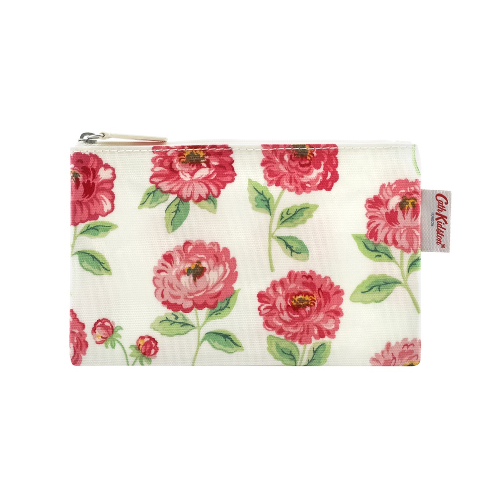 Cath Kidston Zip Purse Dahlia Cream Shopee Thailand
