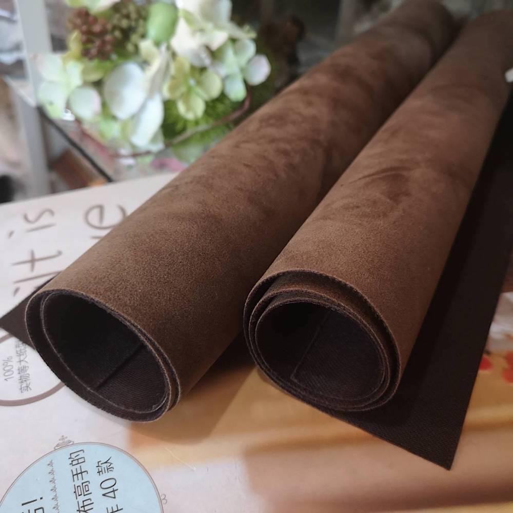 1 pcs (มีหลายขนาดให้เลือก) หนังกลับ หน้าเดียว สีน้ำตาล หนังแผ่น หนังเทียม ความหนา 1 mm จำนวน 1 ชิ้น