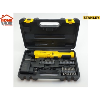 สว่านไขควง STANLEY รุ่น SCS4K-B1 กำลังไฟ 4 โวลต์ น้ำหนักเบา สะดวกต่อการใช้งาน