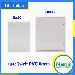 แผงไฟฟ้า แผงพลาสติก ขนาด 8x10 และ 10x12 ยี่ห้อ Nano