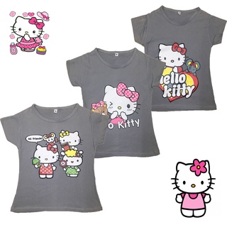 เสื้อเด็กผู้หญิง ลายคิตตี้ คัพเค็ก for kids 1-7