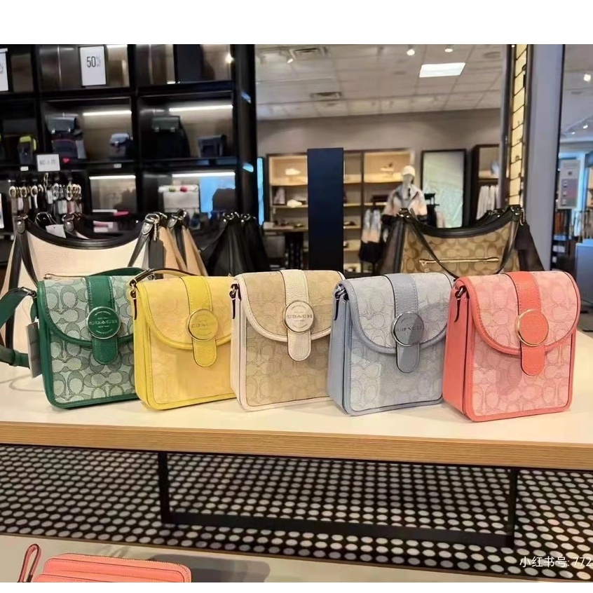 Outlet ส่วนลด🌈 Coach c8321 กระเป๋าแมสเซนเจอร์  เส้นทแยงมุมเล็ก