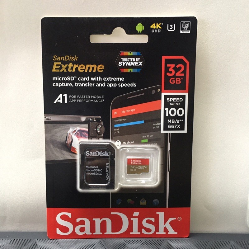 เมมโมรี การ์ด SD Card Micro SD Card 32 GB ของใหม่ ประกันศูนย์ SYNNEX Thailand 3ปี ใส่กล้อง ติดรถ มือ