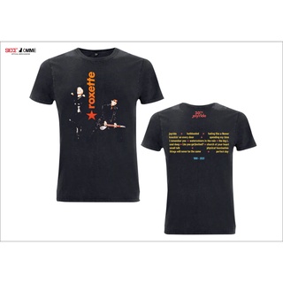 เสื้อยืดโอเวอร์ไซส์เสื้อยืด ลายวง Roxette 1991 Joyride สไตล์วินเทจS-4XL