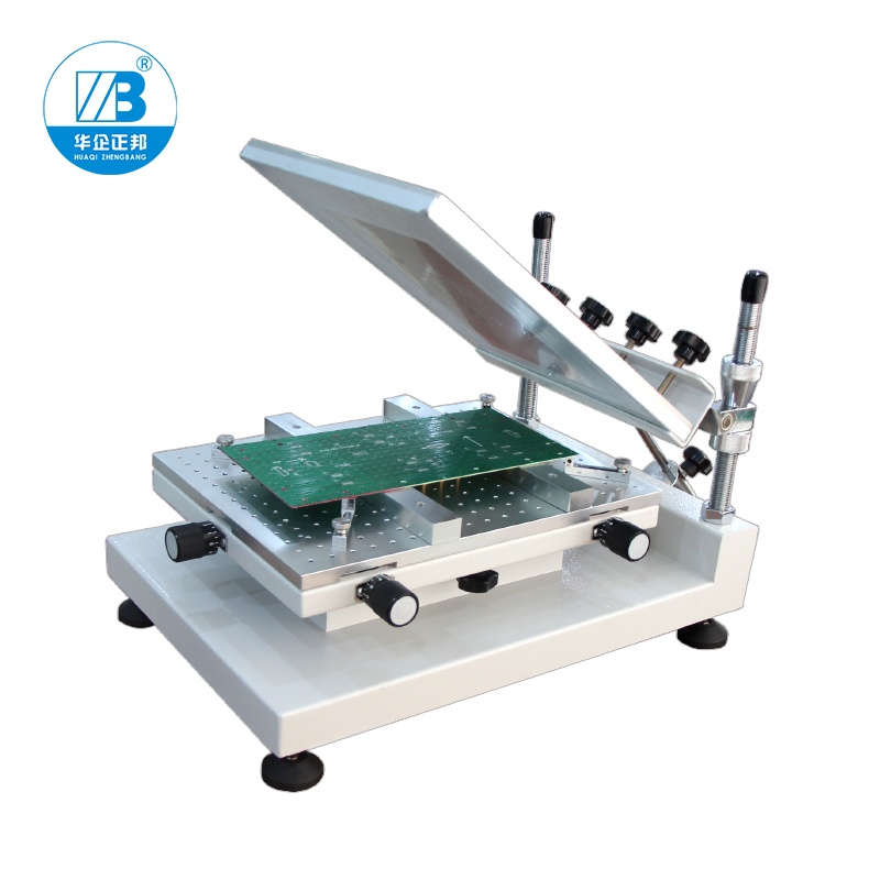 High Precision Solder Paste Screen Printer Table Adjustable Manual PCB Solder Paste Screen Printer S