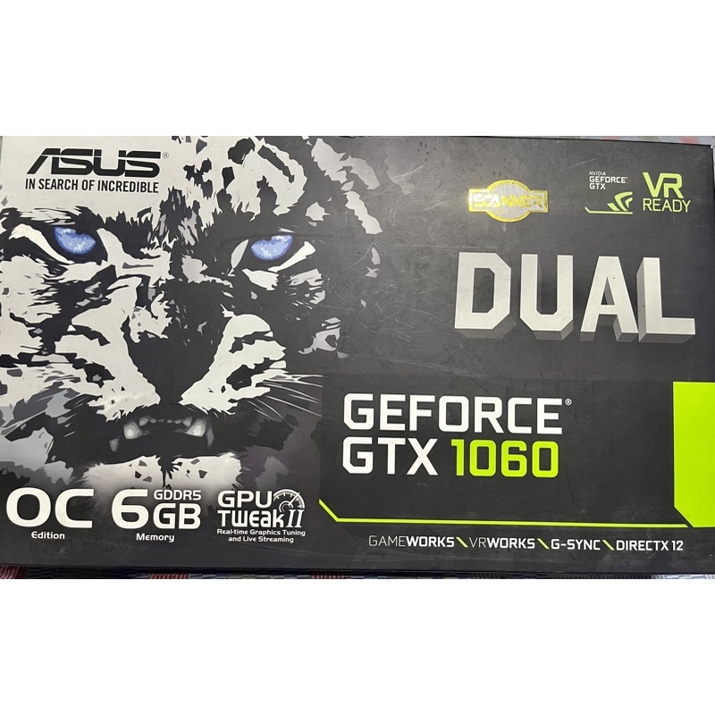 Asus GeForce GTX 1060 6G มือสอง ประกันหมด