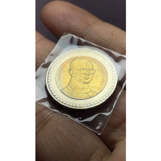 เหรียญ 10 บาท สองสีที่ระลึก พระราชพิธีฉลองสิริราชสมบัติ ครบ 60 ปี รัชกาลที่ 9 ปี พ.ศ. 2549
