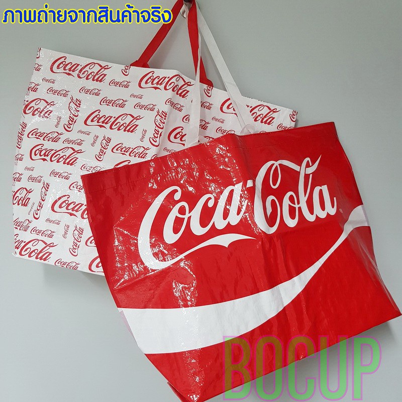 ♦กระเป๋า ถุง โค้ก ใบใหญ่ Coke Coca Cola Bag✯