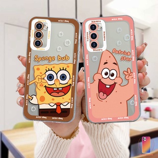 เคสใหม่ใส Samsung A12 A32 A52 A13 A13LITE A23 A03 A51 A03S   S A50 A20S J7 Prime A02S A20 A50S    A30S A52S A30 M12 M01S  ลายการ์ตูนสพันจ์บ็อบน่ารักเคส เคสใส