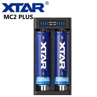 XTAR MC2 PLUS Battery Charger Universal 3.6/3.7V for 18650/10440/14500/14650/16340/18500