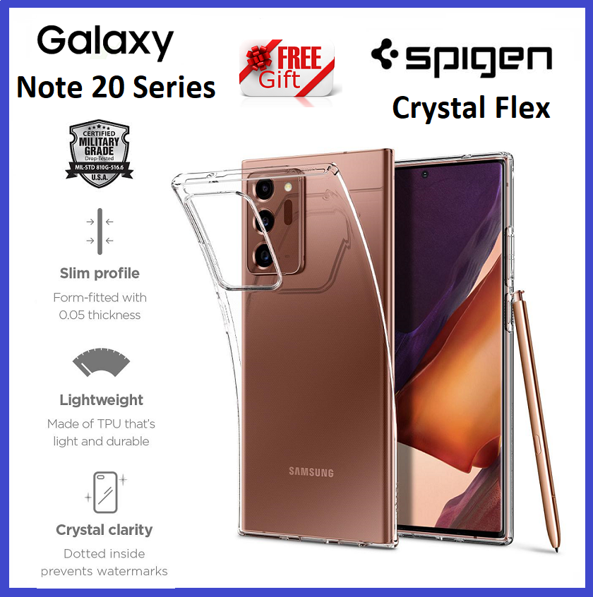 ฝาครอบกันชน Samsung Galaxy Note 20 / Note 20 Ultra Spigen Crystal Flex Case