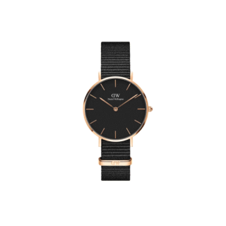 Daniel Wellington นาฬิกาข้อมือ Petite Cornwall RG Black 32มม สีดำ