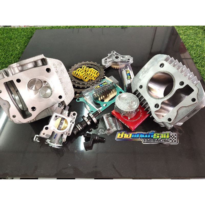 ชุดลูก w125i วาฬ-LED /MSX ทุกปี ลูก56/57มิล พร้อมใส่ได้เลย เสื้อ-ลูก ใส่เวฟ125i LED-วาฬ /Msx ลูก56/5