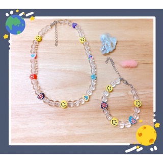 Choker โชคเกอร์ smiley😊😉😃✨สร้อยยิ้ม❤️ สร้อยคอดาราใส่ งานแบรนด์ สร้อยมุก สร้อยหอย