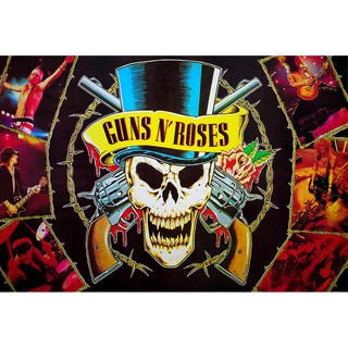 โปสเตอร์ รูป กราฟฟิก วง ดนตรี ร็อค Rocket Queen Guns N Roses (1987) POSTER 20”x30” American Hard Rock Heavy Metal V2