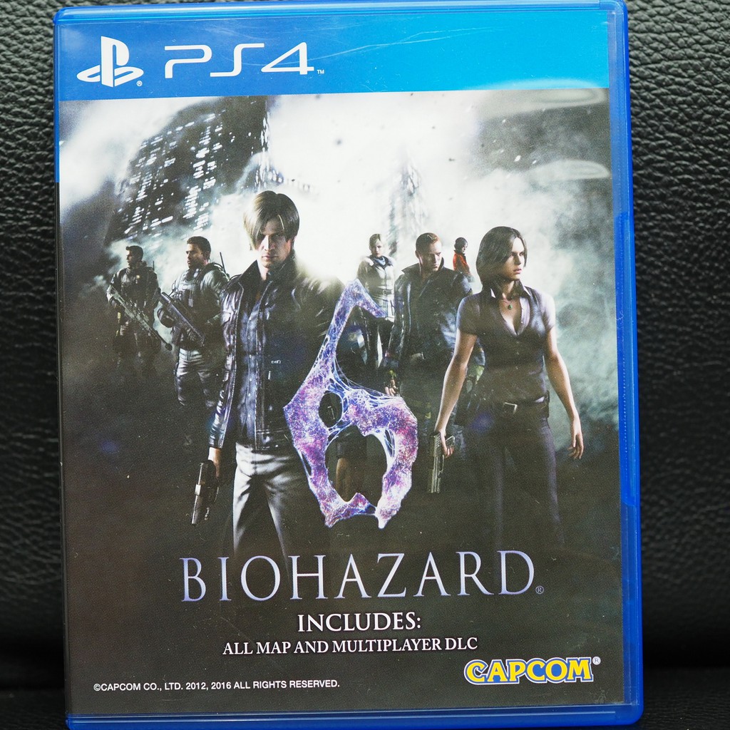 แผ่นเกมส์ PS4 : Biohazard Resident Evil 6  (มือสอง)