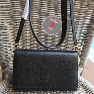 💕 TORY BURCH Bombe Flat Wallet Crossbody  -