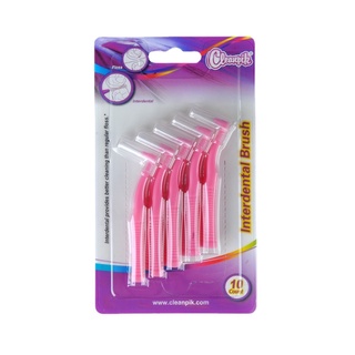 10pcs orthodontic oral care interdental brush, L type interdental brush