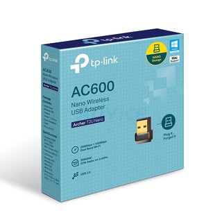 TP-Link Archer T2U Nano อุปกรณ์รับสัญญาณ Wi-Fi (AC600 Nano Wireless USB Adapter)