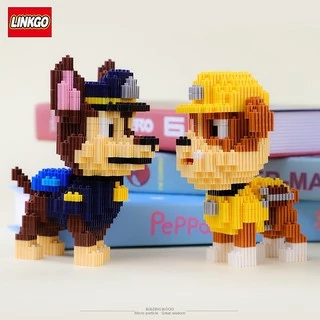 นตัวต่อ Linkgo หมา ไรเดอร์ สุนัข ฮีโร่ เฟือง ครบ6แบบ พร้อมส่ง