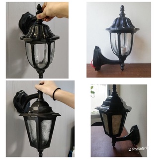 โคมไฟผนัง Vintage Outdoor luminaires สีดำ