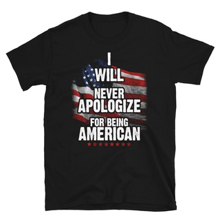  ใหม่เสื้อยืดลําลองสําหรับผู้ชายแขนสั้นคอกลมพิมพ์ลาย Apologize 2nd Amendment FreedomS-5XL