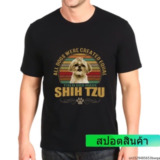 เสื้อยืดพิมพ์ลายกราฟฟิค Shih Tzu Dog Fan Anime Best Seller แฟชั่นสําหรับผู้ชาย