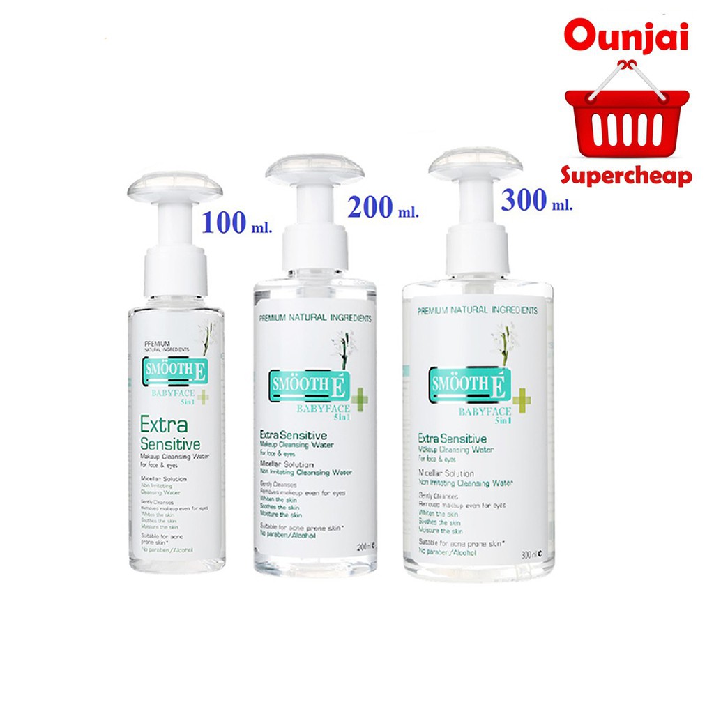 Smooth E Extra Sensitive Make Up Cleansing Water