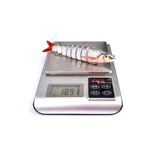เหยื่อตกปลาแข็ง 19g 13.28cm - เหยื่อว่ายน้ําหลายข้อต่อ 12 สี
