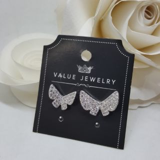 ER6039 Value Jewelry ต่างหูแฟชั่นประดับเพชร