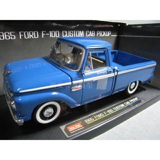 Sunstar โมเดลรถกระบะ Ford F-100 1/18 อัลลอย สีฟ้า