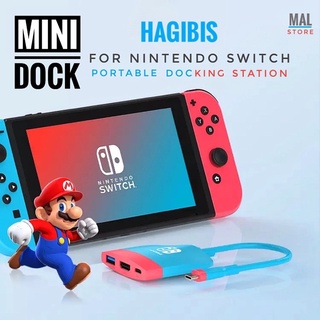 Mini Dock for Nintendo Switch / OLED Portable Docking Station USB C to 4K HDMI USB 3.0 PD Charging for NS