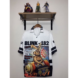 เสื้อเชิ้ตผ้าไหมอิตาลีลายBlink-182