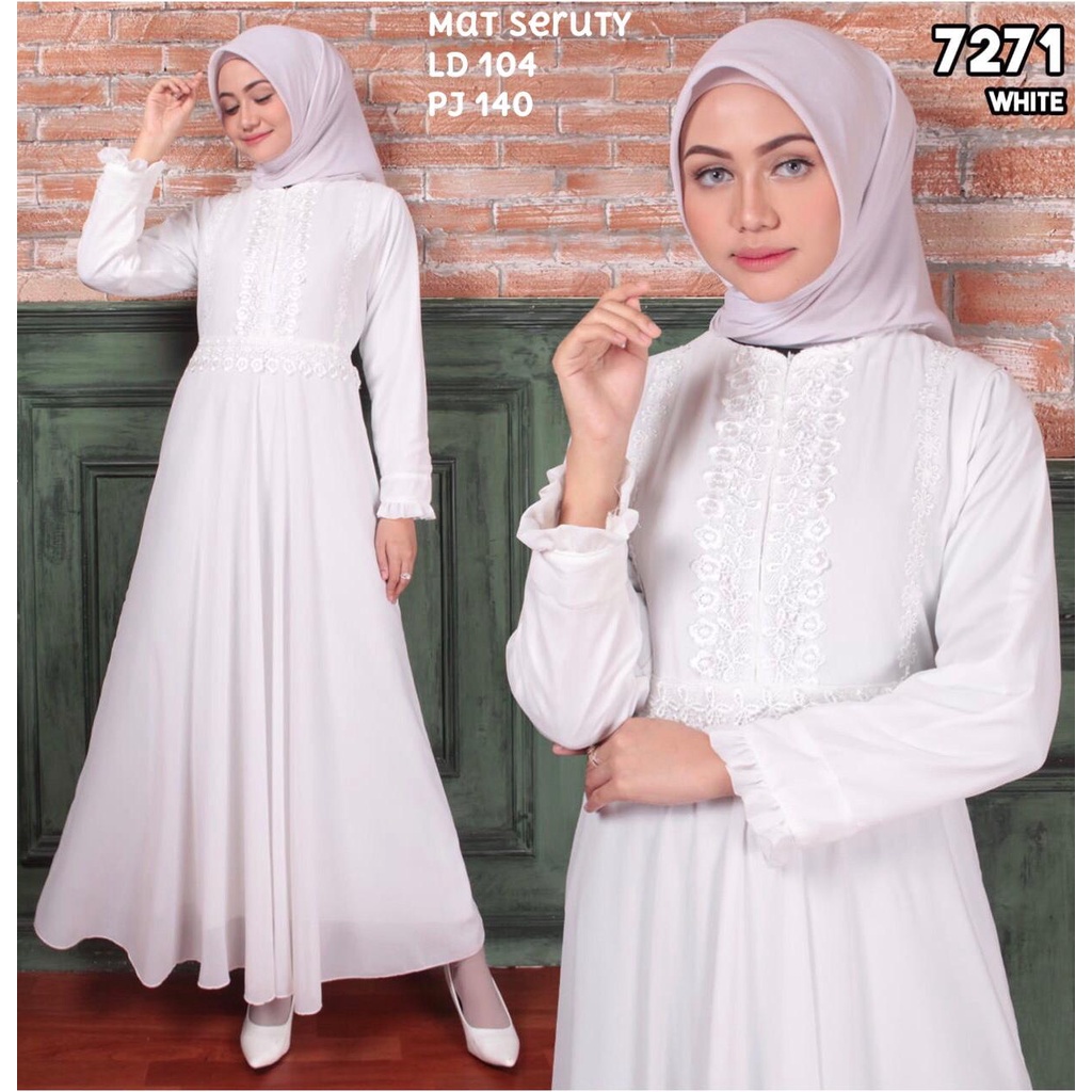 GAMIS/WHITE LACE GAMIS/MUSLIM GAMIS/FASHION GAMIS/PARTY GAMIS/FASHION GAMIS